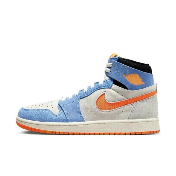 Nike Air Jordan 1 High Zoom Air CMFT 2 Royal Orange Mens Size 8.5 DV1307-184 - Picture 1 of 11